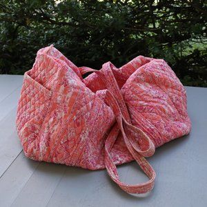 Vera Bradley pink duffel bag (retired print)